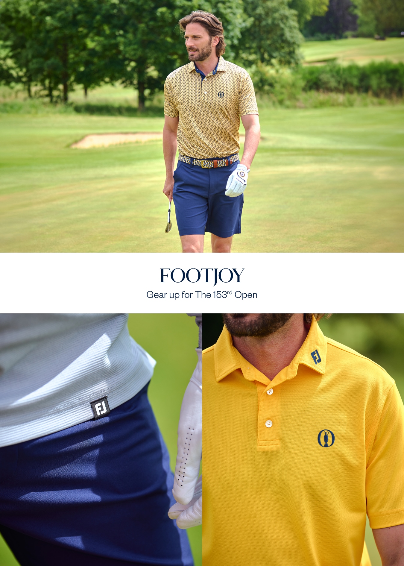 The 153rd Open Royal Portrush FootJoy Lightweight Hoodie - Navy
